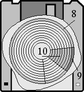 Disquette vue interieur